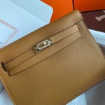 Kelly DanSe 22cm sesame color gold buckle evercolor leather