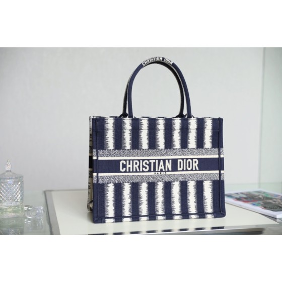 DIOR TOTE striped shopping bag
