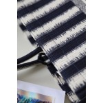 DIOR TOTE striped shopping bag