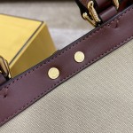 FENDI latest Peekaboo X-Tote beige