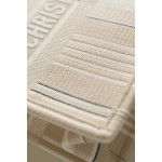 DIOR TOTE embroidered striped canvas