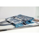 DIOR TOTE Blue Coconut Tree