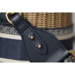 Dior Wicker Basket Bag