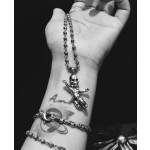 Crow Heart 𝐅𝐨𝐭𝐢 Skull Necklace