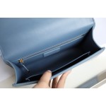 Montaigne enamel glossy cowhide blue sky