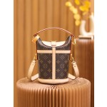 Louis Vuitton France 🇫🇷 original factory DUFFLE French fries bag M43587 original all-steel hardware