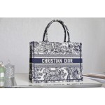 DIOR TOTE Blue Tiger