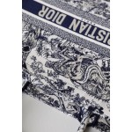DIOR TOTE Blue Tiger