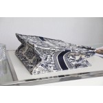 DIOR TOTE Blue Tiger