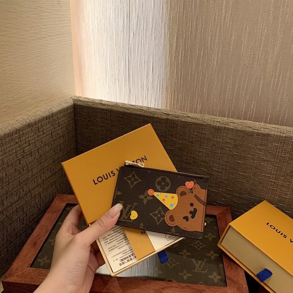 Christmas Bear Card Bag Zero Wallet