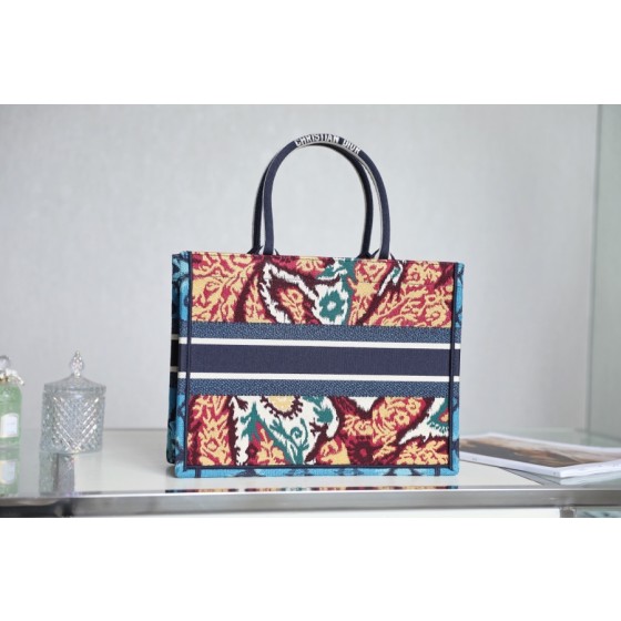 DIOR TOTE Paisley Blue