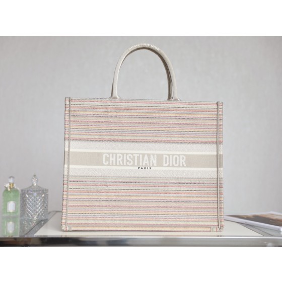 DIOR TOTE Multi-color stripes