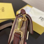 FENDI Small 2020 Latest Baguette Denim F Logo Collection