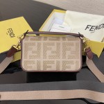 FENDI Small 2020 Latest Baguette Denim F Logo Collection