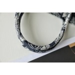 DIOR TOTE blue embroidery