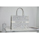 DIOR TOTE Grey embroidery