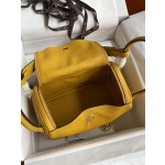 Lindy 26cm Imported TC Leather Amber Yellow Gold Buckle Waxed Wire