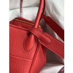 Lindy 26cm Imported TC Leather Big Red Gold Buckle Waxed Wire