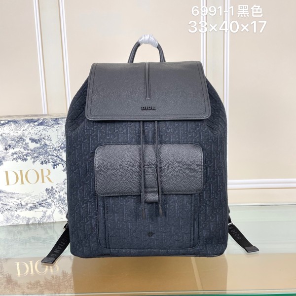 Dior- Backpack, Model: 6991-1#Black D