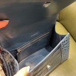 BALENCIAGA 𝐇𝐨𝐮𝐫𝐠𝐥𝐚𝐬𝐬𝐬 𝐒 crocodile-textured cowhide