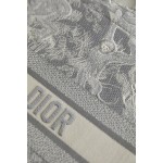 DIOR TOTE Grey embroidery
