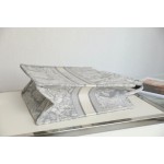 DIOR TOTE Grey embroidery