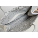 DIOR TOTE Grey embroidery