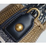 Dior Wicker Basket Bag