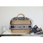 Dior Wicker Basket Bag