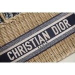 Dior Wicker Basket Bag