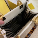 FENDI Sunshine mini tortoiseshell portable crossbody cute
