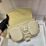 Prada 1BD295 Shiny Leather Shoulder Bag