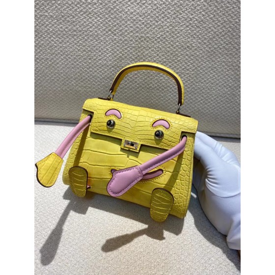 kelly doll  American crocodile top craftsmanship wax thread hand sewing