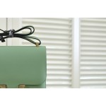 Kangkang 24 avocado green gold buckle epsom leather