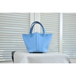 picotin18 northern blue silver buckle TC leather