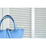 picotin18 northern blue silver buckle TC leather