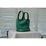 picotin18 imperial green gold buckle TC leather