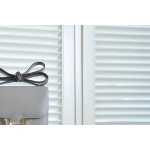 Kangkang 9 turtledove gray gold buckle epsom leather