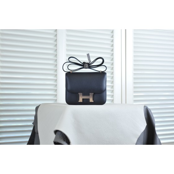 Kangkang 19 black rose gold buckle EVECOLOR leather