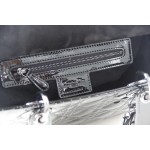 Dior five grid lacquer leather gun deduction number 44532