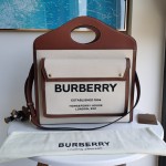 Burberry Zipper Tote Bag 2735