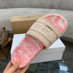 Dior vintage embroidered slippers