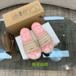 Dior vintage embroidered slippers