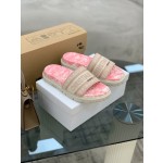 Dior vintage embroidered slippers