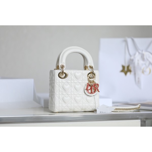 Dior Lady three compartments Tanabata section white ▫️DR-081