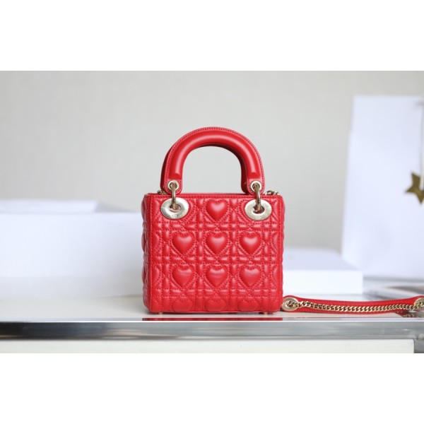 Dior Lady three compartments Tanabata model red DR-081