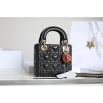 Dior Lady three compartments Tanabata model black ▪️ DR-081