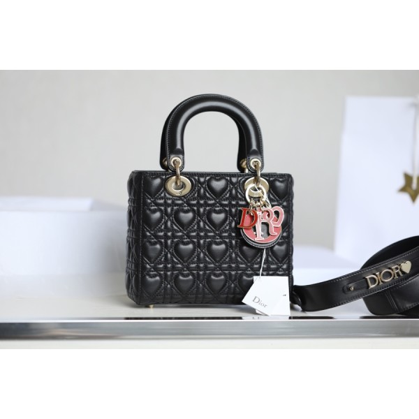 Dior Lady four compartments Tanabata model black ▪️DR-091