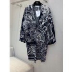 Dior knitted jacquard coat (consult customer service to confirm the size before placing a custom order)