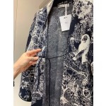 Dior knitted jacquard coat (consult customer service to confirm the size before placing a custom order)